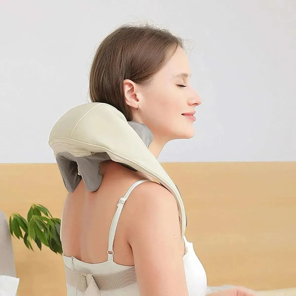 Masajeador Cervical Goldtech Relax Pro con Calor | Alivio para Cuello y Hombros