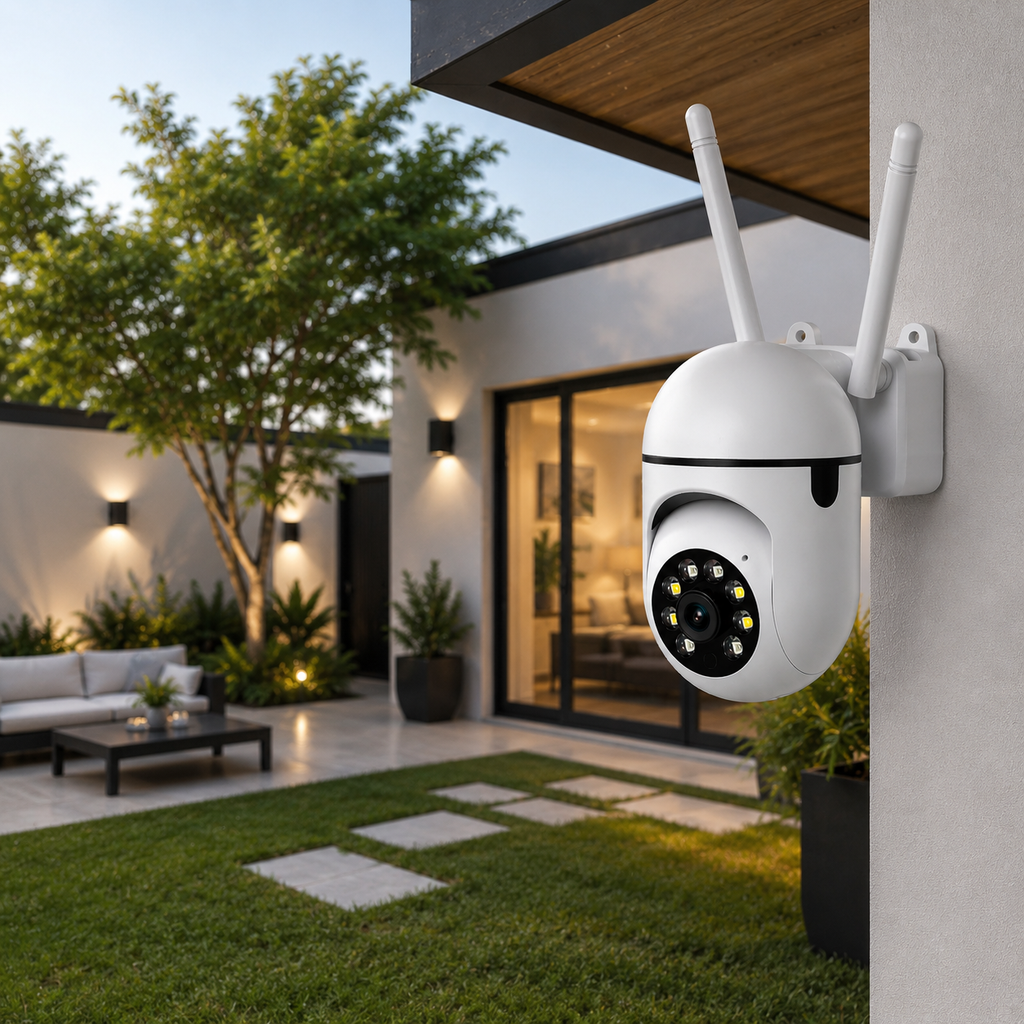 Cámara de Seguridad WiFi Robótica 360°